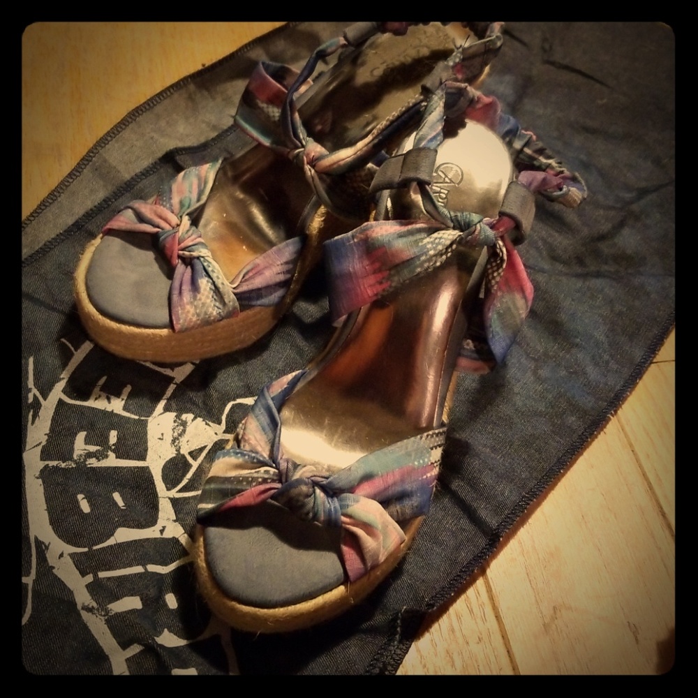 Carlos santana platform sandals